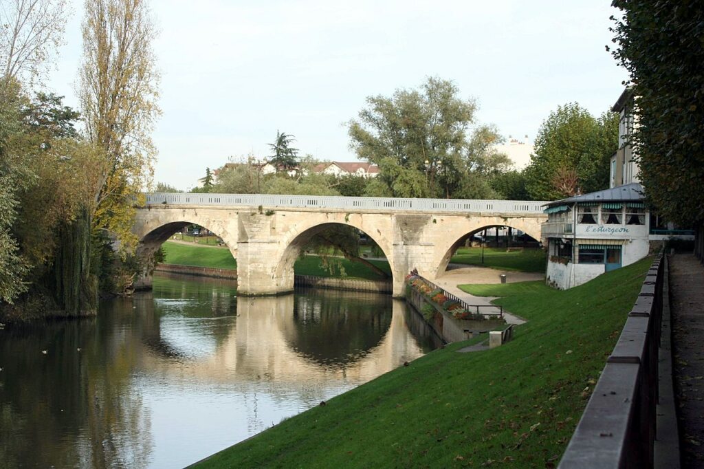 La Seine et le vieux pont