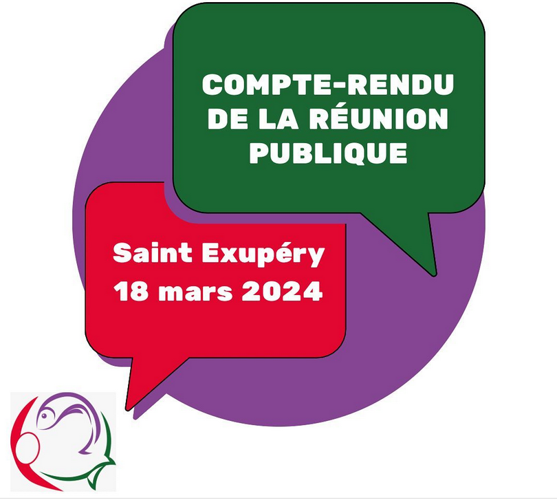 Compte-rendu de la réunion publique Saint-Exupéry 18 mars 2024