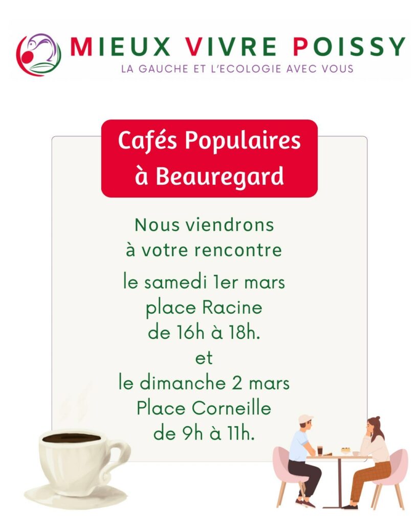visuel des cafés populaires du 1er et 2 mars 2025