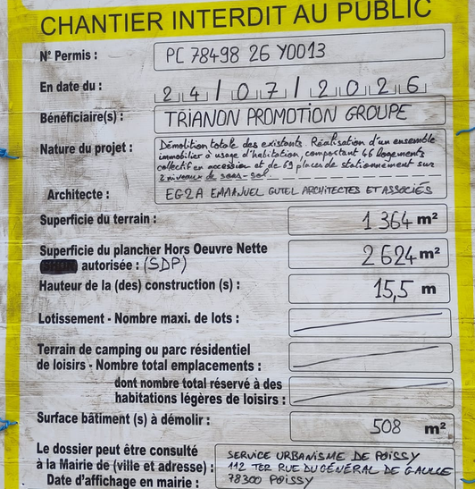 affichage règlementaire