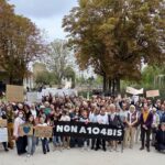 vue globale de la mobilisation à Houilles