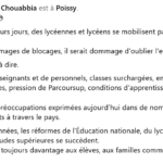 post de Sarah Chouabbia