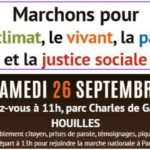 texte d'appel le 26 septembre à Houilles, rendez-vous 11h parc Charles de Gaulle