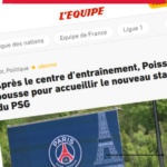 titre de l'article dans l'Equipe